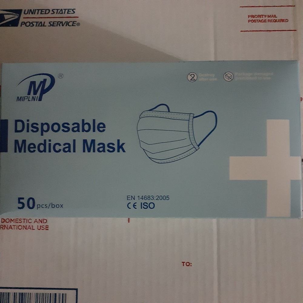 50 pc disposable face mask